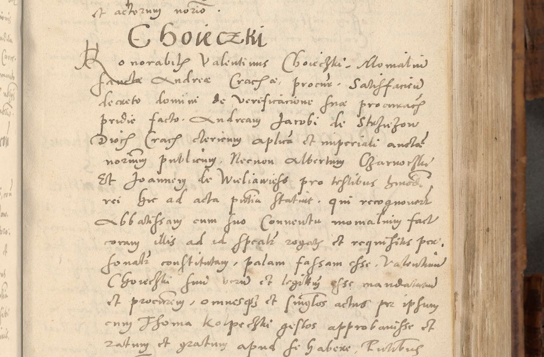 Zdjęcie nr 92 dla obiektu archiwalnego: Volumen unicum actorum episcopalium R. D. Andreae Zebrzydowski, episcopi Cracoviensis ducis Severiae ab a. D. 1551 usque ad annum 1560 mensem majum inclusive, quorum index ad finem praesentis voluminis adnotatus.