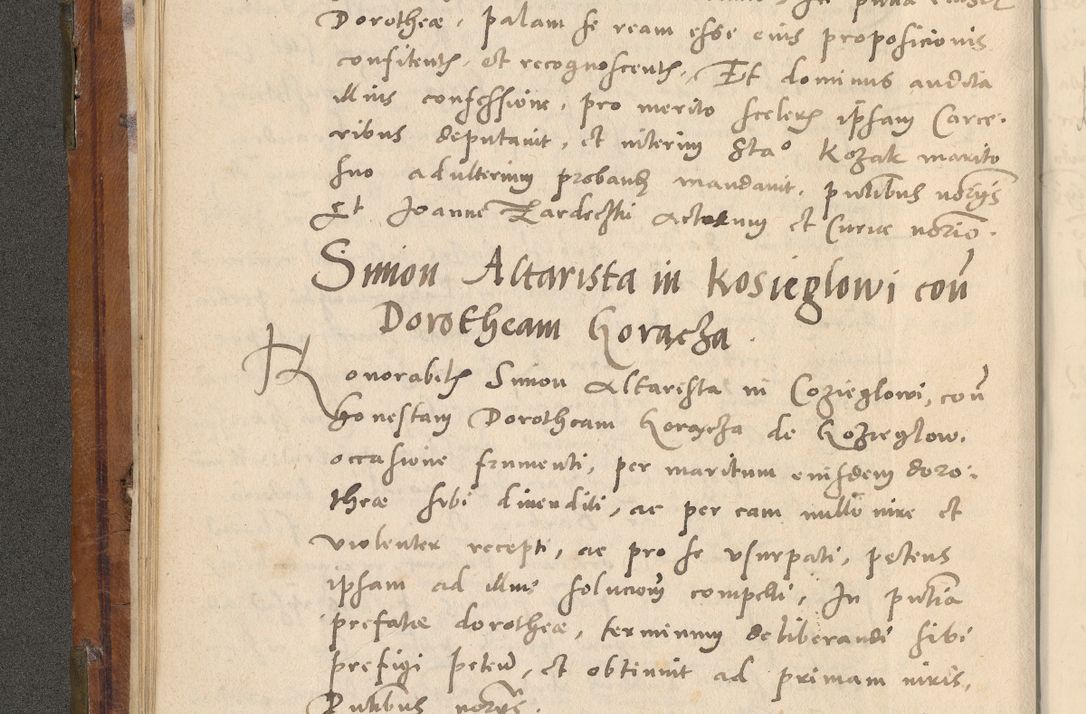 Zdjęcie nr 91 dla obiektu archiwalnego: Volumen unicum actorum episcopalium R. D. Andreae Zebrzydowski, episcopi Cracoviensis ducis Severiae ab a. D. 1551 usque ad annum 1560 mensem majum inclusive, quorum index ad finem praesentis voluminis adnotatus.