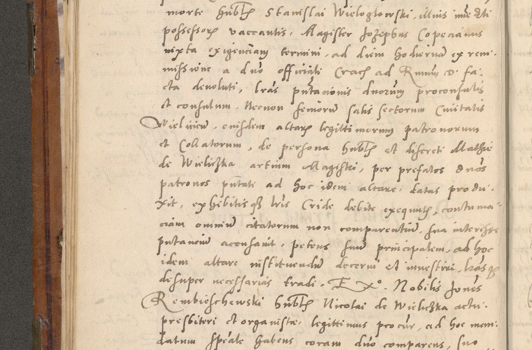 Zdjęcie nr 95 dla obiektu archiwalnego: Volumen unicum actorum episcopalium R. D. Andreae Zebrzydowski, episcopi Cracoviensis ducis Severiae ab a. D. 1551 usque ad annum 1560 mensem majum inclusive, quorum index ad finem praesentis voluminis adnotatus.