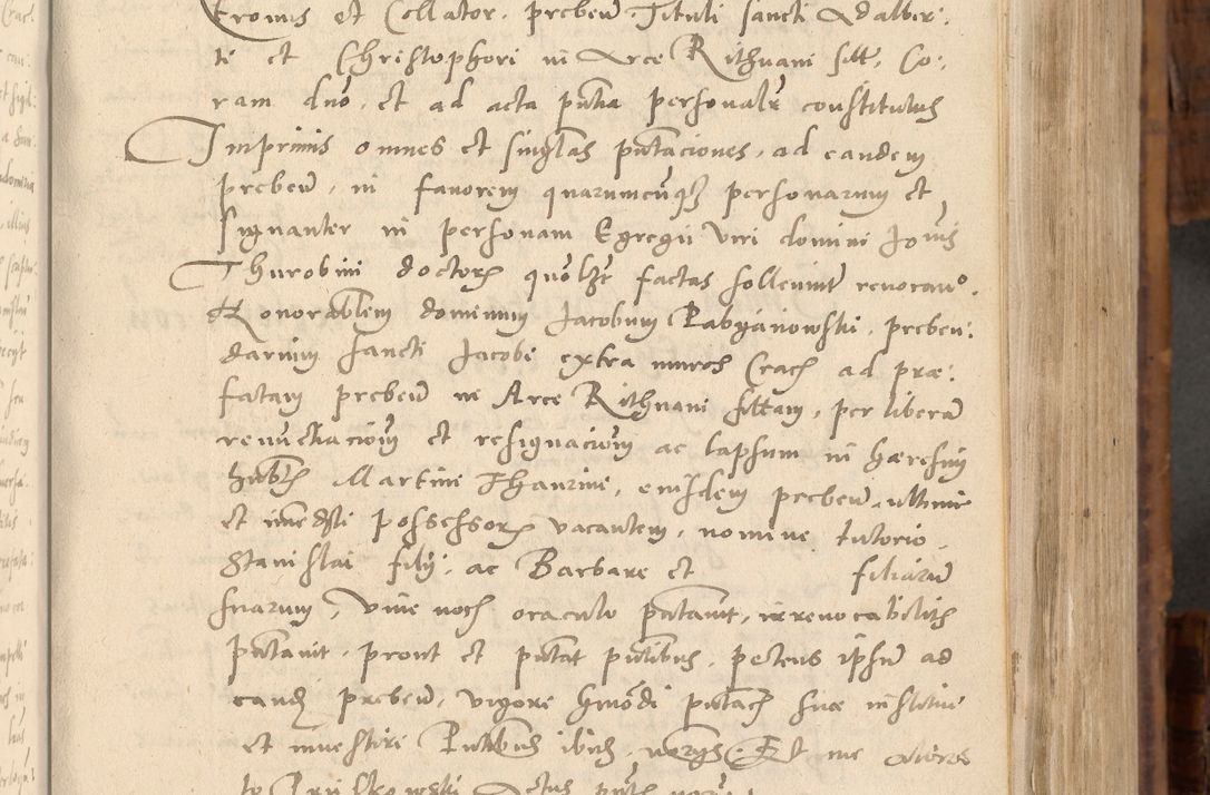 Zdjęcie nr 90 dla obiektu archiwalnego: Volumen unicum actorum episcopalium R. D. Andreae Zebrzydowski, episcopi Cracoviensis ducis Severiae ab a. D. 1551 usque ad annum 1560 mensem majum inclusive, quorum index ad finem praesentis voluminis adnotatus.