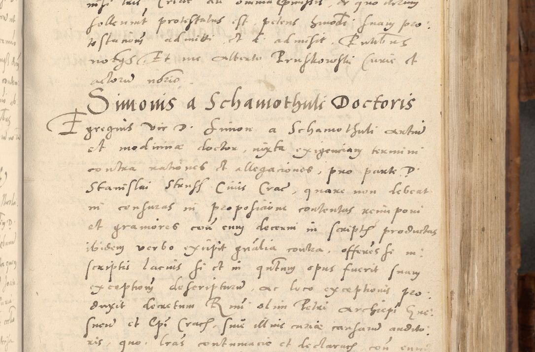 Zdjęcie nr 80 dla obiektu archiwalnego: Volumen unicum actorum episcopalium R. D. Andreae Zebrzydowski, episcopi Cracoviensis ducis Severiae ab a. D. 1551 usque ad annum 1560 mensem majum inclusive, quorum index ad finem praesentis voluminis adnotatus.