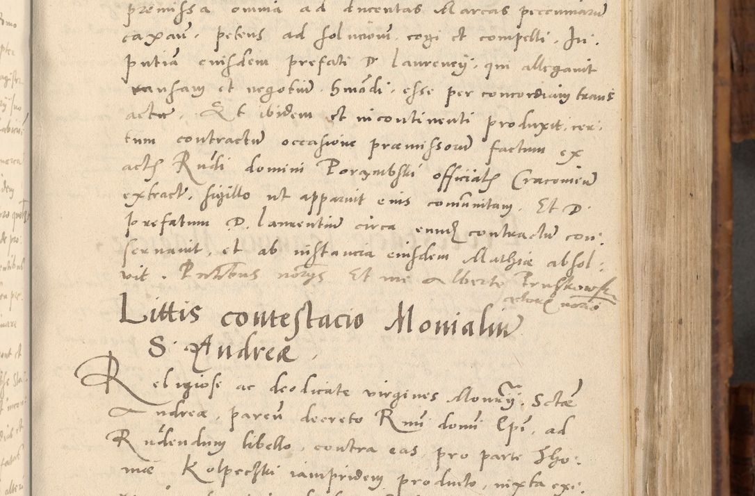 Zdjęcie nr 78 dla obiektu archiwalnego: Volumen unicum actorum episcopalium R. D. Andreae Zebrzydowski, episcopi Cracoviensis ducis Severiae ab a. D. 1551 usque ad annum 1560 mensem majum inclusive, quorum index ad finem praesentis voluminis adnotatus.