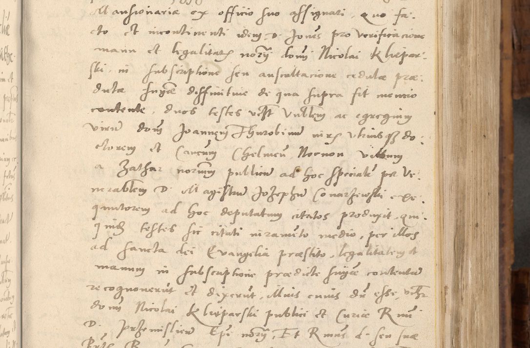 Zdjęcie nr 82 dla obiektu archiwalnego: Volumen unicum actorum episcopalium R. D. Andreae Zebrzydowski, episcopi Cracoviensis ducis Severiae ab a. D. 1551 usque ad annum 1560 mensem majum inclusive, quorum index ad finem praesentis voluminis adnotatus.