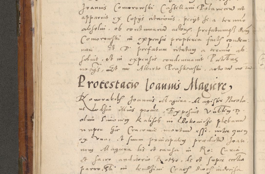 Zdjęcie nr 79 dla obiektu archiwalnego: Volumen unicum actorum episcopalium R. D. Andreae Zebrzydowski, episcopi Cracoviensis ducis Severiae ab a. D. 1551 usque ad annum 1560 mensem majum inclusive, quorum index ad finem praesentis voluminis adnotatus.