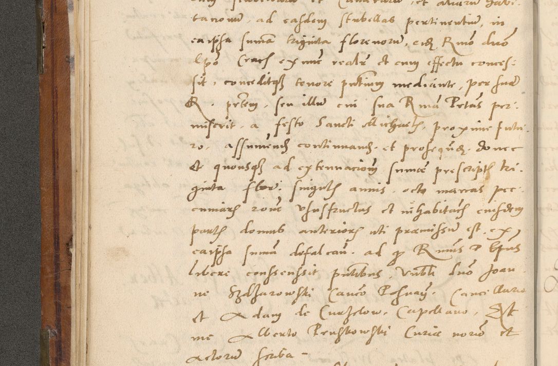 Zdjęcie nr 75 dla obiektu archiwalnego: Volumen unicum actorum episcopalium R. D. Andreae Zebrzydowski, episcopi Cracoviensis ducis Severiae ab a. D. 1551 usque ad annum 1560 mensem majum inclusive, quorum index ad finem praesentis voluminis adnotatus.