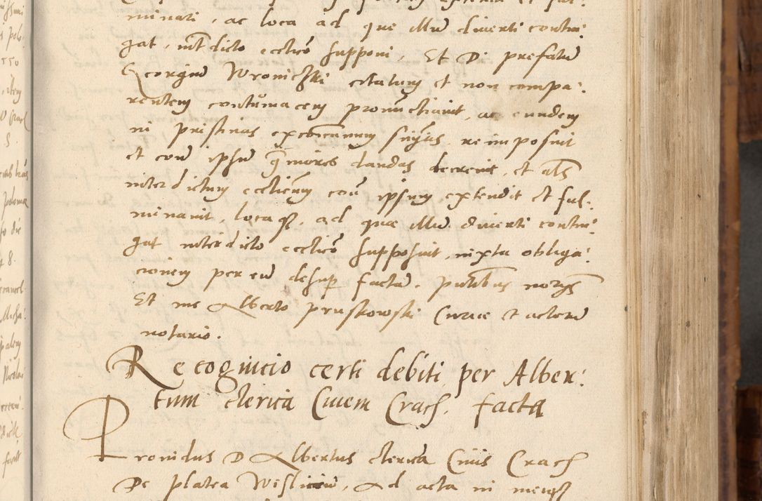 Zdjęcie nr 74 dla obiektu archiwalnego: Volumen unicum actorum episcopalium R. D. Andreae Zebrzydowski, episcopi Cracoviensis ducis Severiae ab a. D. 1551 usque ad annum 1560 mensem majum inclusive, quorum index ad finem praesentis voluminis adnotatus.