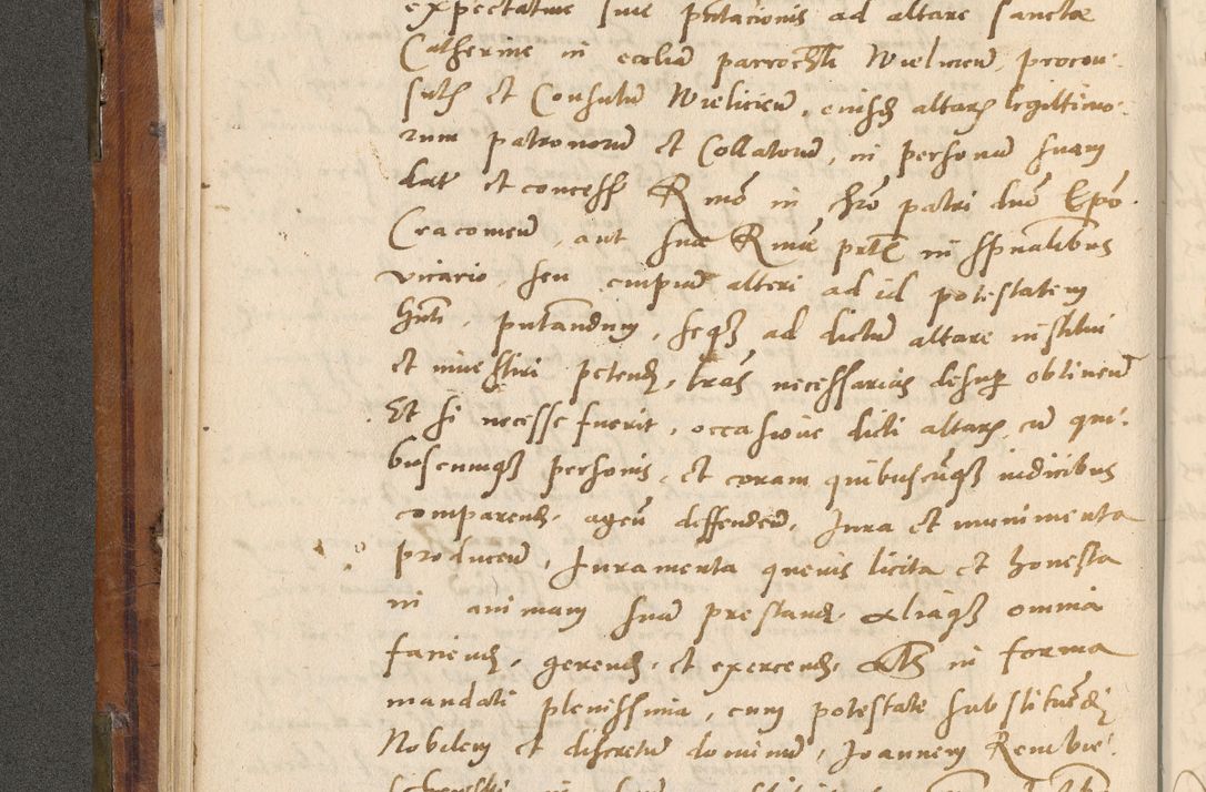 Zdjęcie nr 71 dla obiektu archiwalnego: Volumen unicum actorum episcopalium R. D. Andreae Zebrzydowski, episcopi Cracoviensis ducis Severiae ab a. D. 1551 usque ad annum 1560 mensem majum inclusive, quorum index ad finem praesentis voluminis adnotatus.