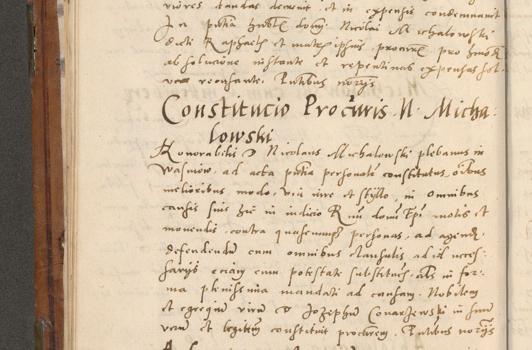 Zdjęcie nr 65 dla obiektu archiwalnego: Volumen unicum actorum episcopalium R. D. Andreae Zebrzydowski, episcopi Cracoviensis ducis Severiae ab a. D. 1551 usque ad annum 1560 mensem majum inclusive, quorum index ad finem praesentis voluminis adnotatus.
