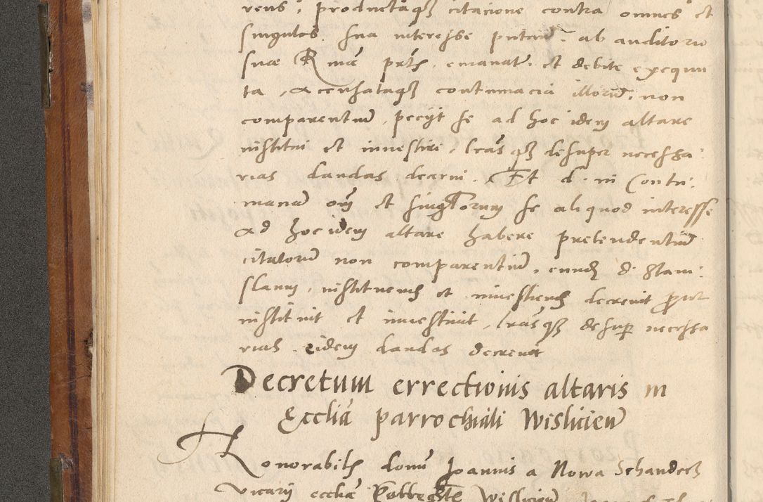 Zdjęcie nr 69 dla obiektu archiwalnego: Volumen unicum actorum episcopalium R. D. Andreae Zebrzydowski, episcopi Cracoviensis ducis Severiae ab a. D. 1551 usque ad annum 1560 mensem majum inclusive, quorum index ad finem praesentis voluminis adnotatus.