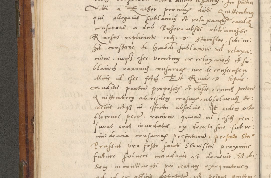 Zdjęcie nr 67 dla obiektu archiwalnego: Volumen unicum actorum episcopalium R. D. Andreae Zebrzydowski, episcopi Cracoviensis ducis Severiae ab a. D. 1551 usque ad annum 1560 mensem majum inclusive, quorum index ad finem praesentis voluminis adnotatus.