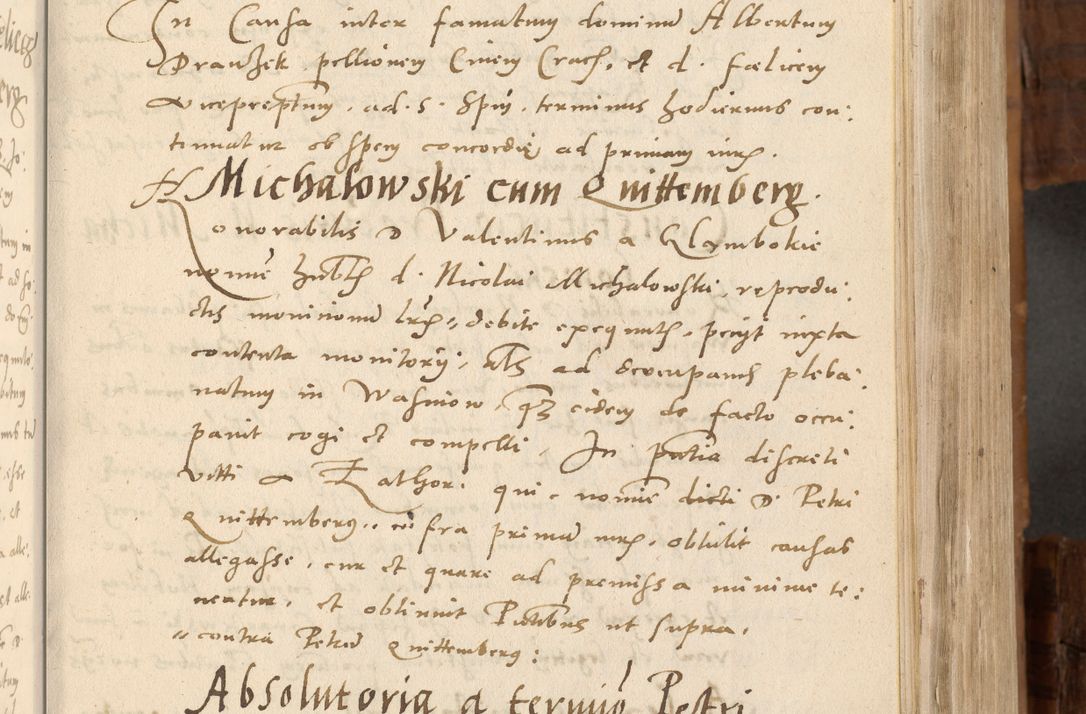 Zdjęcie nr 64 dla obiektu archiwalnego: Volumen unicum actorum episcopalium R. D. Andreae Zebrzydowski, episcopi Cracoviensis ducis Severiae ab a. D. 1551 usque ad annum 1560 mensem majum inclusive, quorum index ad finem praesentis voluminis adnotatus.