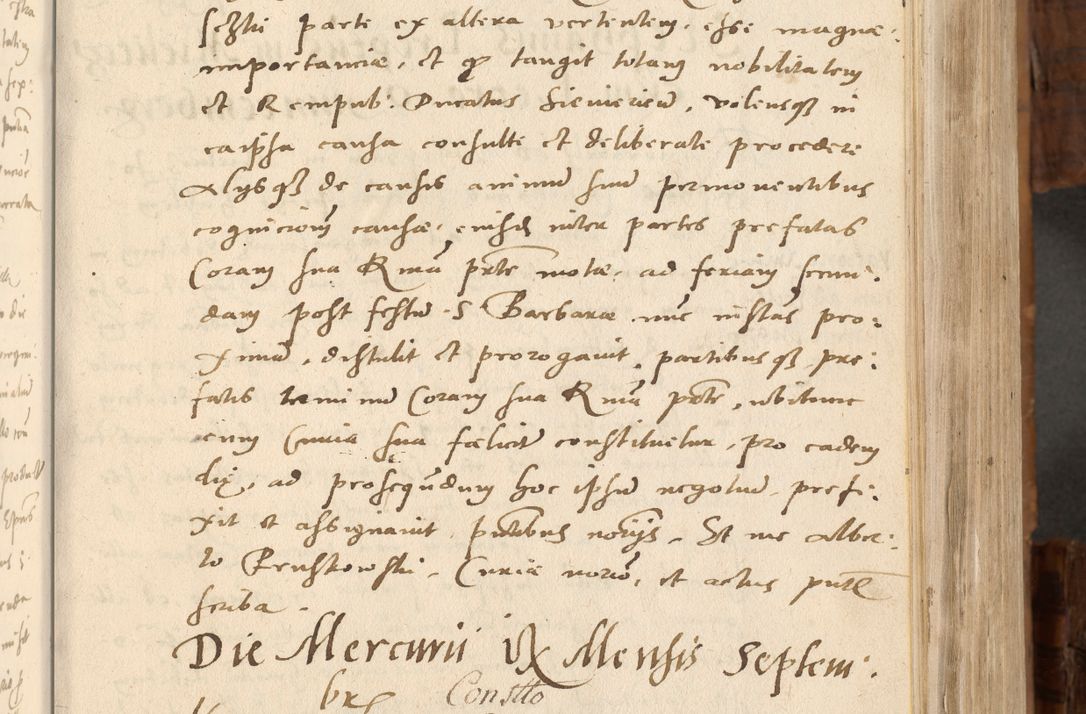 Zdjęcie nr 62 dla obiektu archiwalnego: Volumen unicum actorum episcopalium R. D. Andreae Zebrzydowski, episcopi Cracoviensis ducis Severiae ab a. D. 1551 usque ad annum 1560 mensem majum inclusive, quorum index ad finem praesentis voluminis adnotatus.