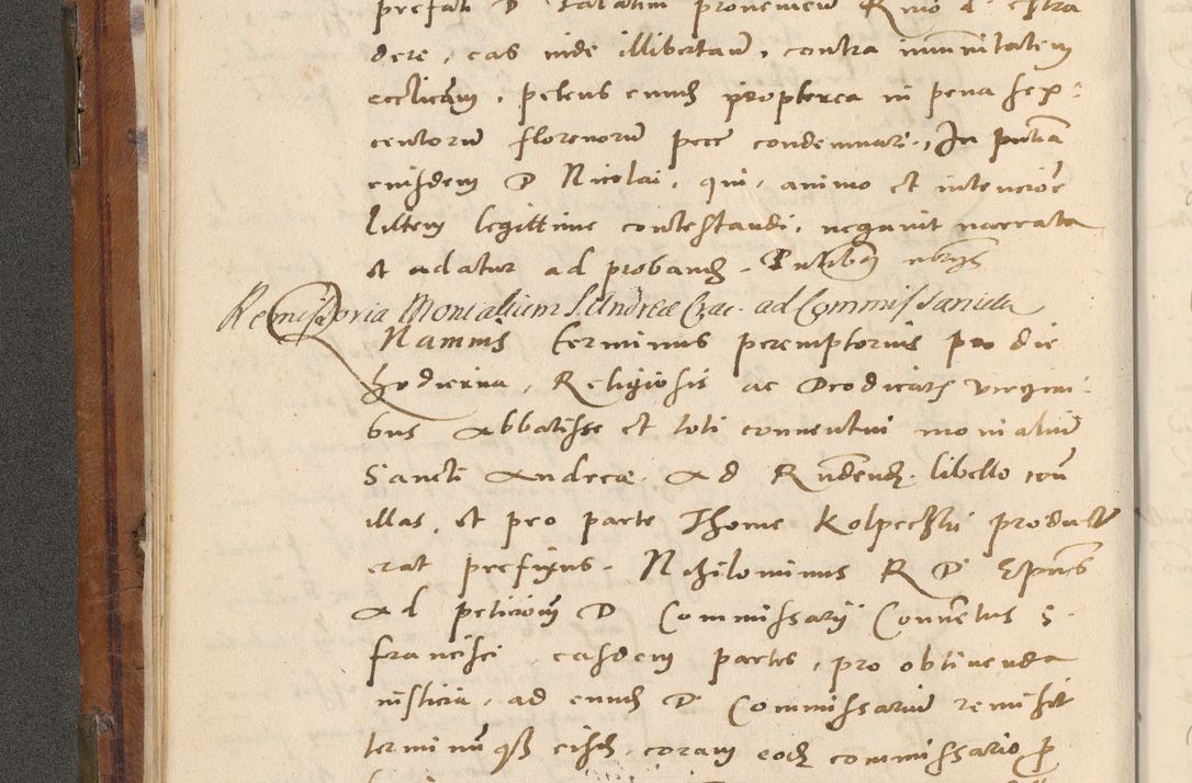 Zdjęcie nr 61 dla obiektu archiwalnego: Volumen unicum actorum episcopalium R. D. Andreae Zebrzydowski, episcopi Cracoviensis ducis Severiae ab a. D. 1551 usque ad annum 1560 mensem majum inclusive, quorum index ad finem praesentis voluminis adnotatus.