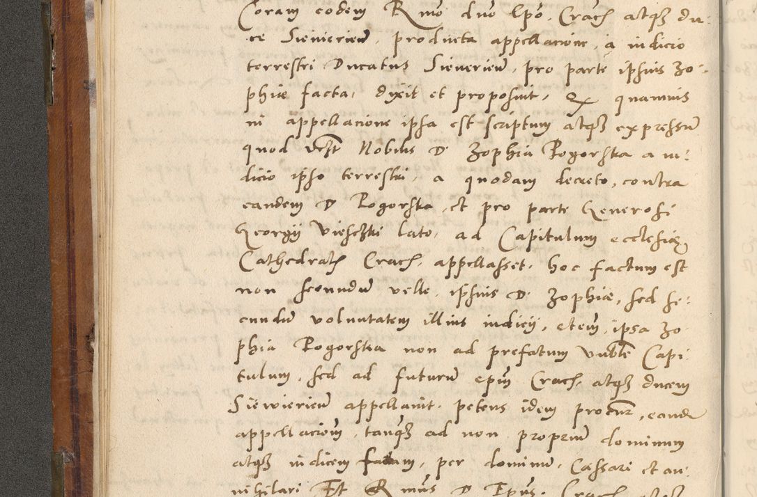 Zdjęcie nr 57 dla obiektu archiwalnego: Volumen unicum actorum episcopalium R. D. Andreae Zebrzydowski, episcopi Cracoviensis ducis Severiae ab a. D. 1551 usque ad annum 1560 mensem majum inclusive, quorum index ad finem praesentis voluminis adnotatus.