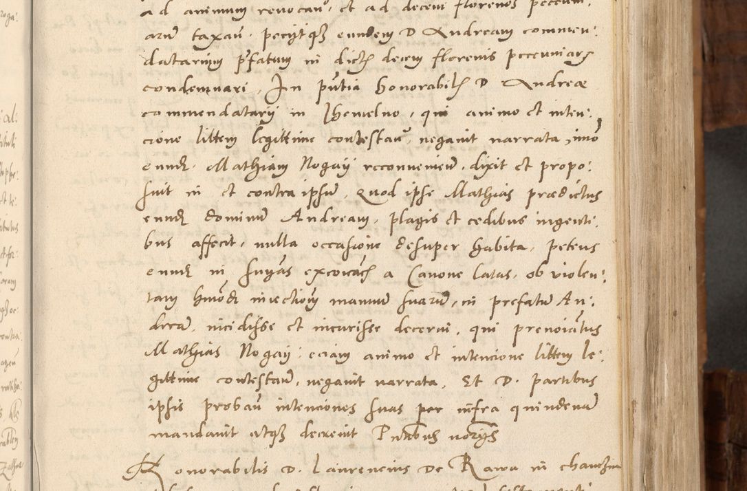 Zdjęcie nr 56 dla obiektu archiwalnego: Volumen unicum actorum episcopalium R. D. Andreae Zebrzydowski, episcopi Cracoviensis ducis Severiae ab a. D. 1551 usque ad annum 1560 mensem majum inclusive, quorum index ad finem praesentis voluminis adnotatus.