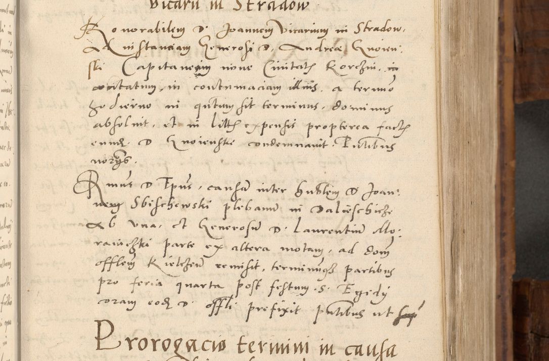 Zdjęcie nr 54 dla obiektu archiwalnego: Volumen unicum actorum episcopalium R. D. Andreae Zebrzydowski, episcopi Cracoviensis ducis Severiae ab a. D. 1551 usque ad annum 1560 mensem majum inclusive, quorum index ad finem praesentis voluminis adnotatus.