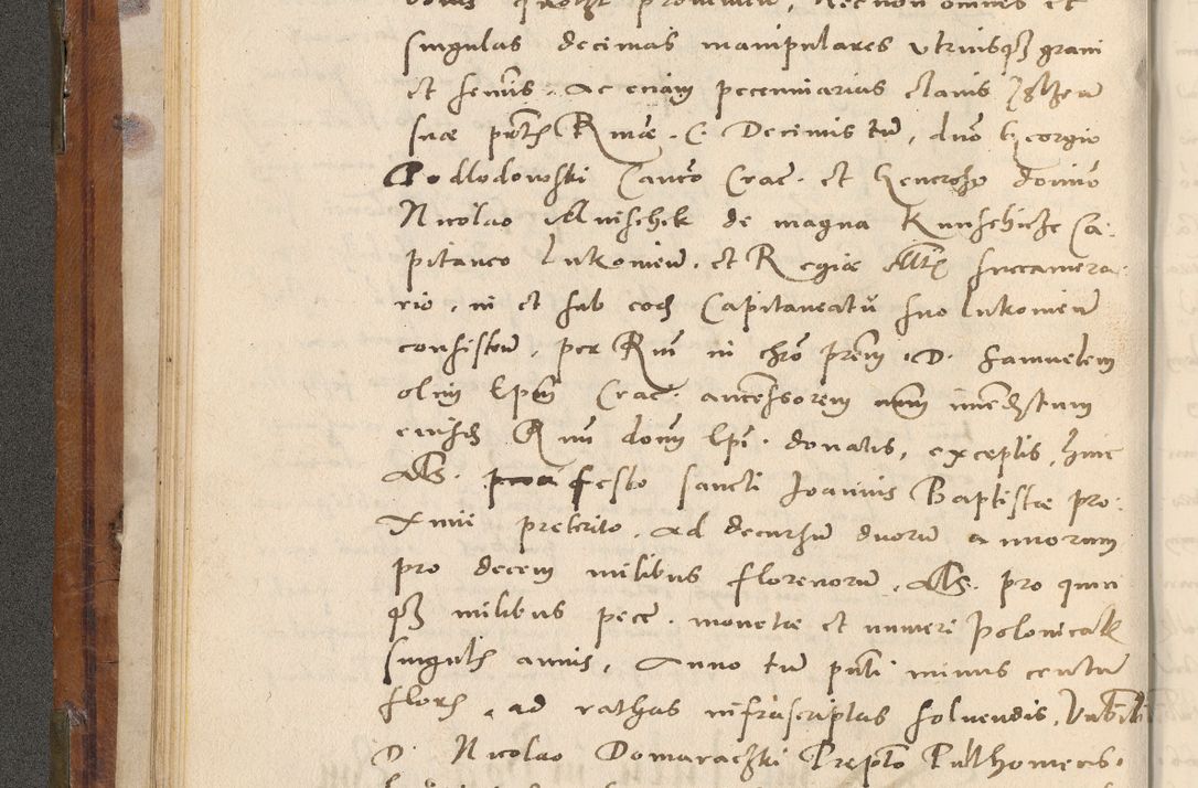 Zdjęcie nr 39 dla obiektu archiwalnego: Volumen unicum actorum episcopalium R. D. Andreae Zebrzydowski, episcopi Cracoviensis ducis Severiae ab a. D. 1551 usque ad annum 1560 mensem majum inclusive, quorum index ad finem praesentis voluminis adnotatus.