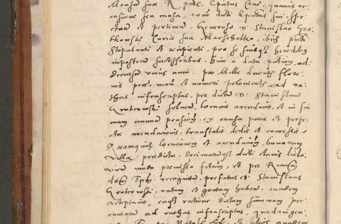 Zdjęcie nr 35 dla obiektu archiwalnego: Volumen unicum actorum episcopalium R. D. Andreae Zebrzydowski, episcopi Cracoviensis ducis Severiae ab a. D. 1551 usque ad annum 1560 mensem majum inclusive, quorum index ad finem praesentis voluminis adnotatus.