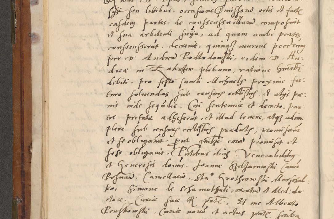 Zdjęcie nr 33 dla obiektu archiwalnego: Volumen unicum actorum episcopalium R. D. Andreae Zebrzydowski, episcopi Cracoviensis ducis Severiae ab a. D. 1551 usque ad annum 1560 mensem majum inclusive, quorum index ad finem praesentis voluminis adnotatus.