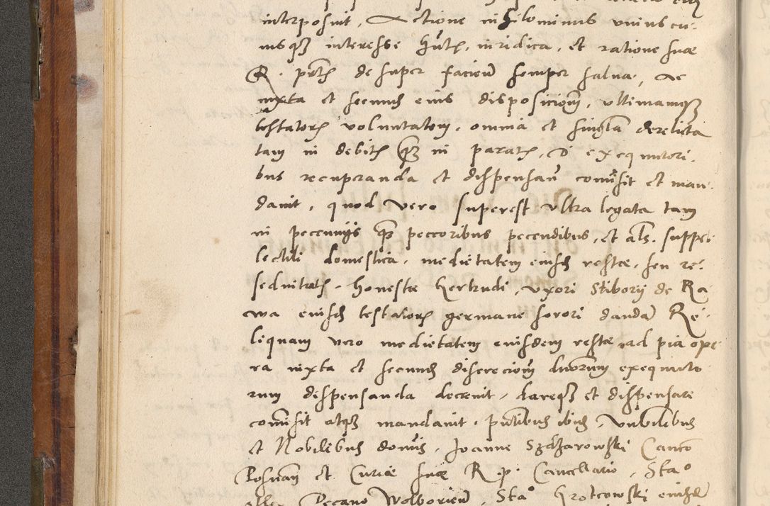 Zdjęcie nr 37 dla obiektu archiwalnego: Volumen unicum actorum episcopalium R. D. Andreae Zebrzydowski, episcopi Cracoviensis ducis Severiae ab a. D. 1551 usque ad annum 1560 mensem majum inclusive, quorum index ad finem praesentis voluminis adnotatus.