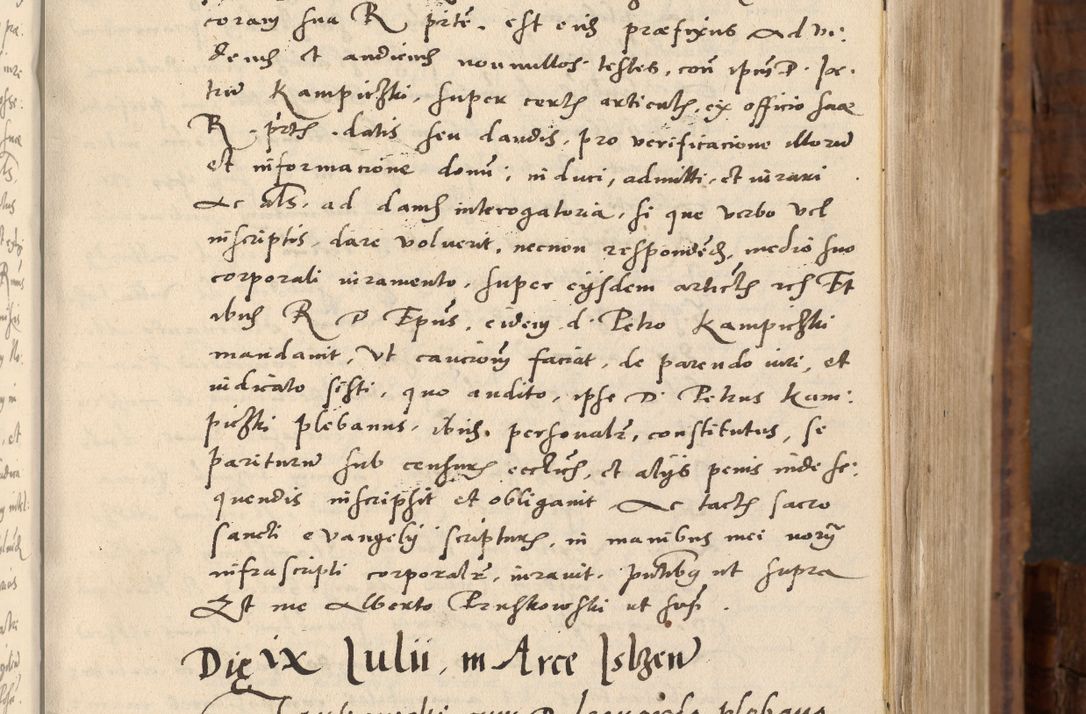 Zdjęcie nr 26 dla obiektu archiwalnego: Volumen unicum actorum episcopalium R. D. Andreae Zebrzydowski, episcopi Cracoviensis ducis Severiae ab a. D. 1551 usque ad annum 1560 mensem majum inclusive, quorum index ad finem praesentis voluminis adnotatus.