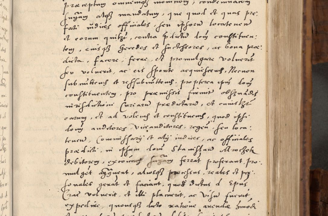 Zdjęcie nr 20 dla obiektu archiwalnego: Volumen unicum actorum episcopalium R. D. Andreae Zebrzydowski, episcopi Cracoviensis ducis Severiae ab a. D. 1551 usque ad annum 1560 mensem majum inclusive, quorum index ad finem praesentis voluminis adnotatus.