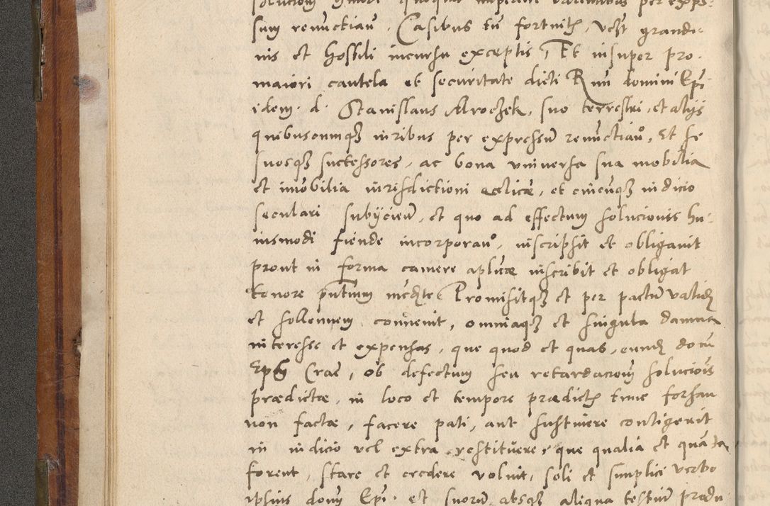Zdjęcie nr 17 dla obiektu archiwalnego: Volumen unicum actorum episcopalium R. D. Andreae Zebrzydowski, episcopi Cracoviensis ducis Severiae ab a. D. 1551 usque ad annum 1560 mensem majum inclusive, quorum index ad finem praesentis voluminis adnotatus.