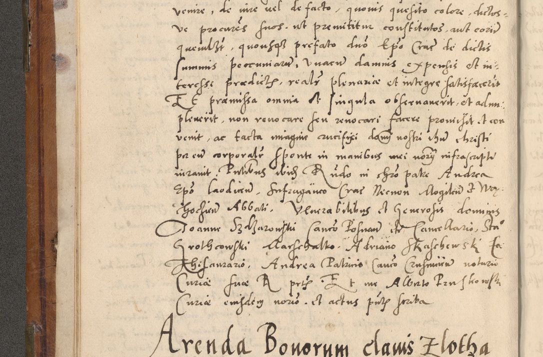 Zdjęcie nr 15 dla obiektu archiwalnego: Volumen unicum actorum episcopalium R. D. Andreae Zebrzydowski, episcopi Cracoviensis ducis Severiae ab a. D. 1551 usque ad annum 1560 mensem majum inclusive, quorum index ad finem praesentis voluminis adnotatus.