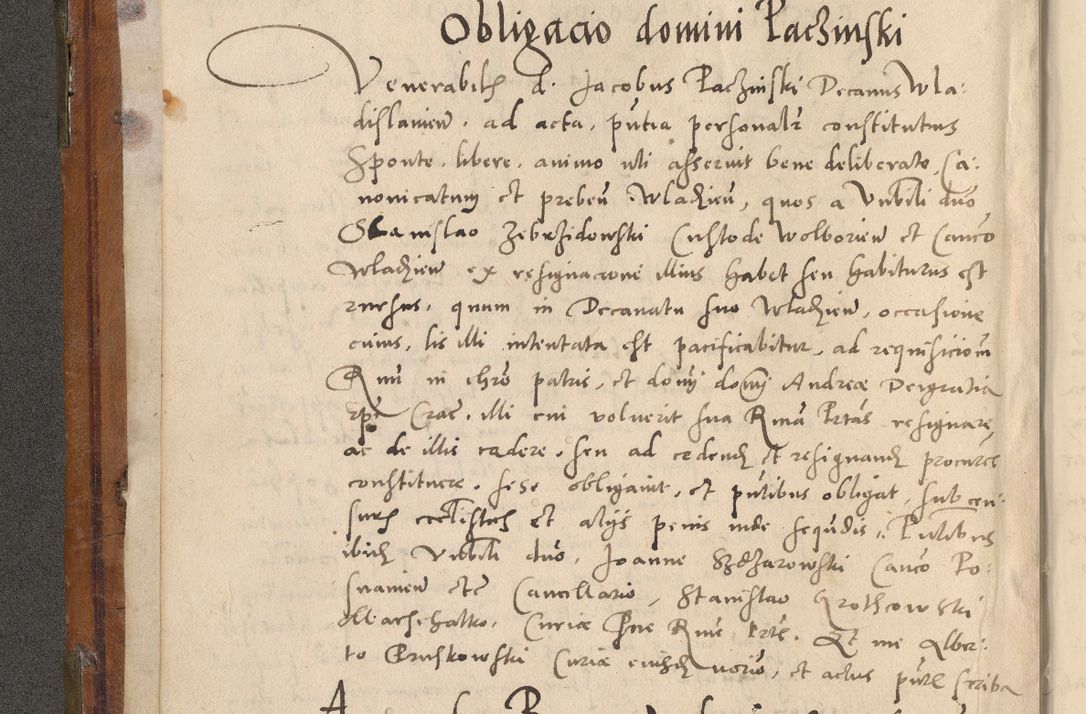 Zdjęcie nr 9 dla obiektu archiwalnego: Volumen unicum actorum episcopalium R. D. Andreae Zebrzydowski, episcopi Cracoviensis ducis Severiae ab a. D. 1551 usque ad annum 1560 mensem majum inclusive, quorum index ad finem praesentis voluminis adnotatus.