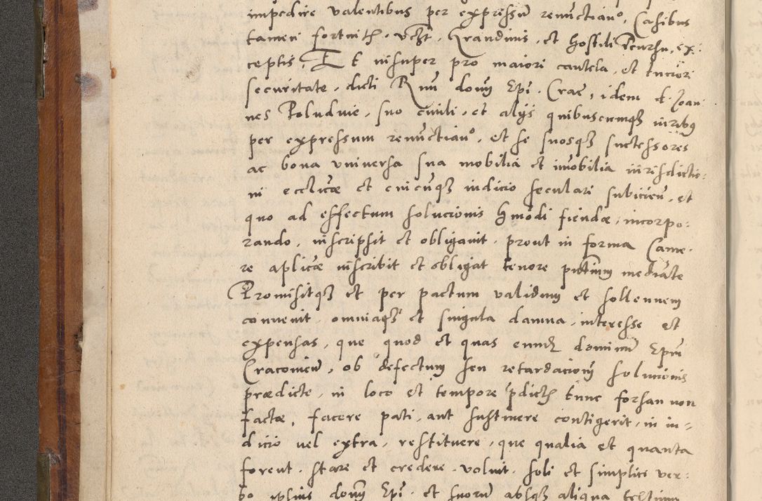 Zdjęcie nr 11 dla obiektu archiwalnego: Volumen unicum actorum episcopalium R. D. Andreae Zebrzydowski, episcopi Cracoviensis ducis Severiae ab a. D. 1551 usque ad annum 1560 mensem majum inclusive, quorum index ad finem praesentis voluminis adnotatus.