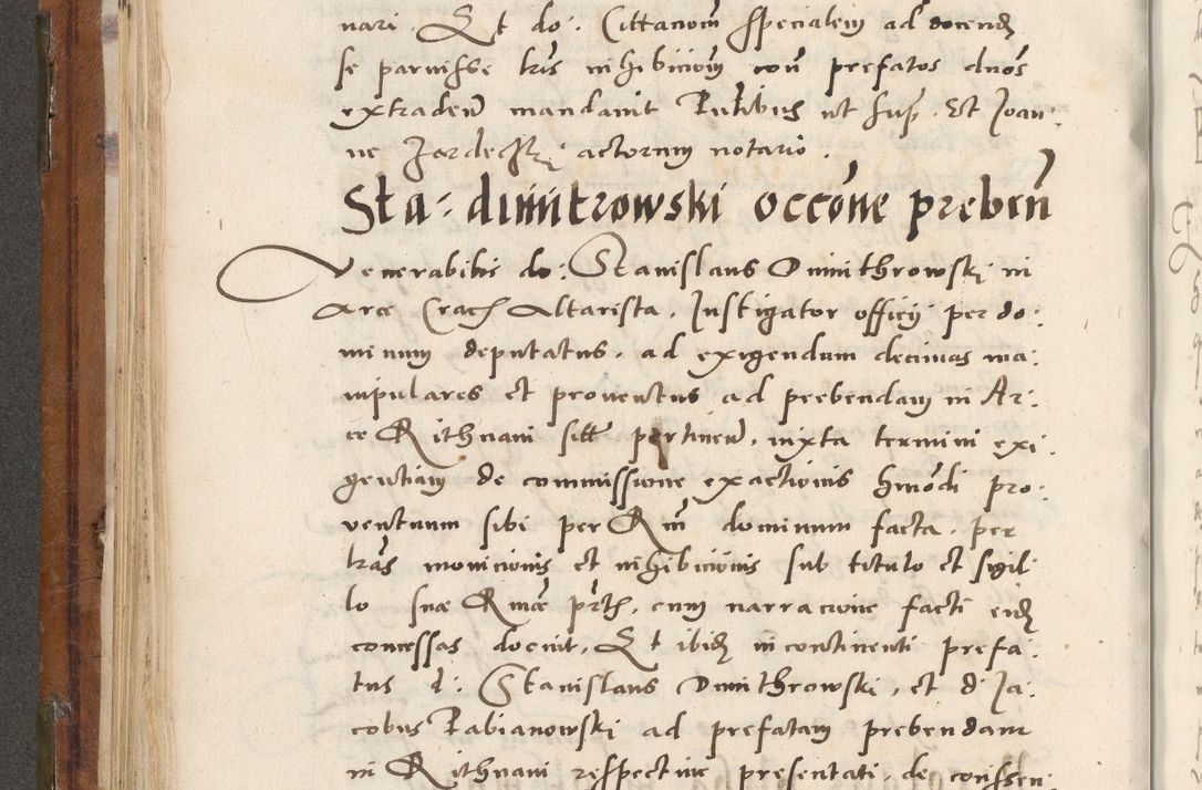 Zdjęcie nr 203 dla obiektu archiwalnego: Volumen unicum actorum episcopalium R. D. Andreae Zebrzydowski, episcopi Cracoviensis ducis Severiae ab a. D. 1551 usque ad annum 1560 mensem majum inclusive, quorum index ad finem praesentis voluminis adnotatus.