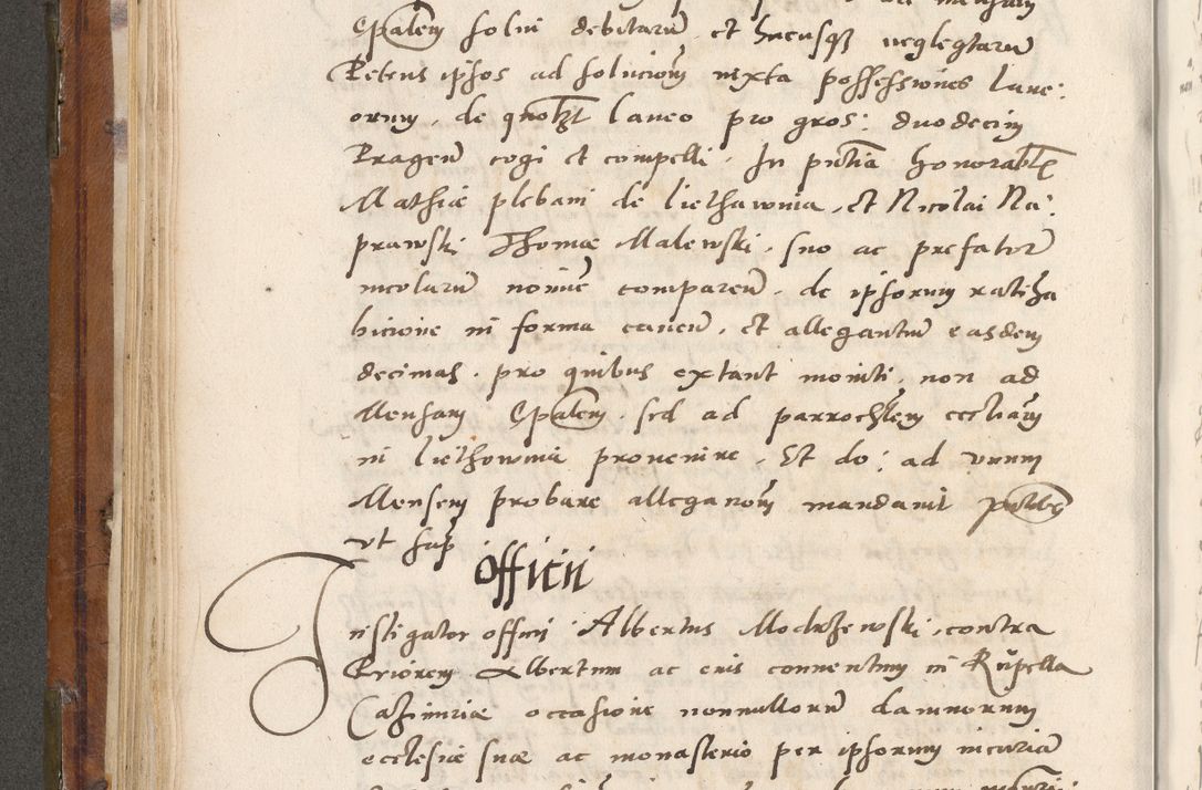 Zdjęcie nr 201 dla obiektu archiwalnego: Volumen unicum actorum episcopalium R. D. Andreae Zebrzydowski, episcopi Cracoviensis ducis Severiae ab a. D. 1551 usque ad annum 1560 mensem majum inclusive, quorum index ad finem praesentis voluminis adnotatus.