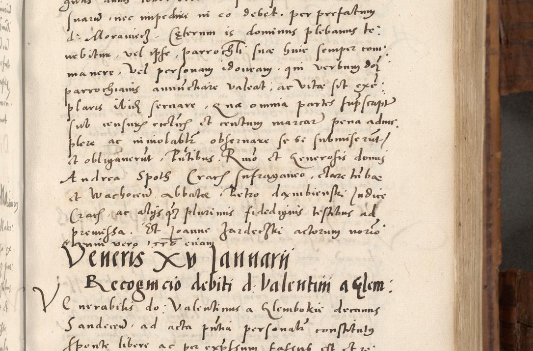 Zdjęcie nr 198 dla obiektu archiwalnego: Volumen unicum actorum episcopalium R. D. Andreae Zebrzydowski, episcopi Cracoviensis ducis Severiae ab a. D. 1551 usque ad annum 1560 mensem majum inclusive, quorum index ad finem praesentis voluminis adnotatus.