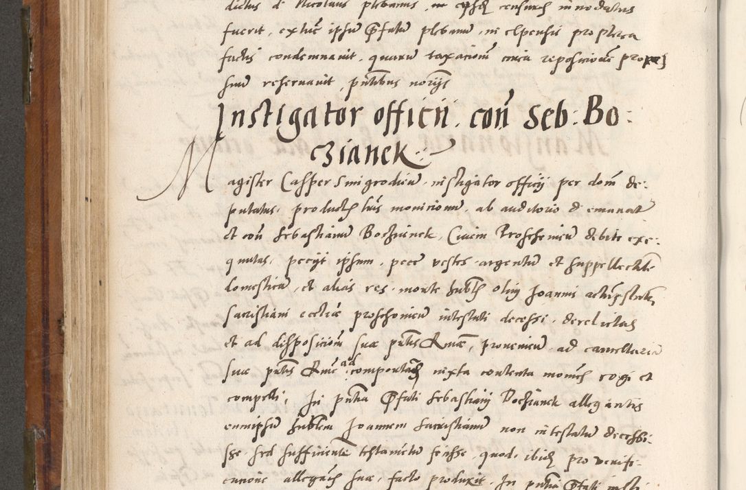 Zdjęcie nr 393 dla obiektu archiwalnego: Volumen unicum actorum episcopalium R. D. Andreae Zebrzydowski, episcopi Cracoviensis ducis Severiae ab a. D. 1551 usque ad annum 1560 mensem majum inclusive, quorum index ad finem praesentis voluminis adnotatus.
