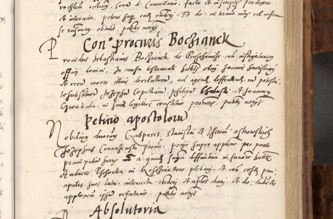 Zdjęcie nr 394 dla obiektu archiwalnego: Volumen unicum actorum episcopalium R. D. Andreae Zebrzydowski, episcopi Cracoviensis ducis Severiae ab a. D. 1551 usque ad annum 1560 mensem majum inclusive, quorum index ad finem praesentis voluminis adnotatus.