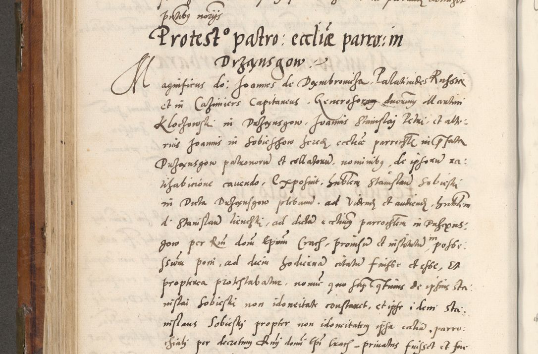 Zdjęcie nr 389 dla obiektu archiwalnego: Volumen unicum actorum episcopalium R. D. Andreae Zebrzydowski, episcopi Cracoviensis ducis Severiae ab a. D. 1551 usque ad annum 1560 mensem majum inclusive, quorum index ad finem praesentis voluminis adnotatus.