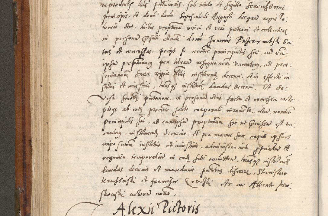 Zdjęcie nr 387 dla obiektu archiwalnego: Volumen unicum actorum episcopalium R. D. Andreae Zebrzydowski, episcopi Cracoviensis ducis Severiae ab a. D. 1551 usque ad annum 1560 mensem majum inclusive, quorum index ad finem praesentis voluminis adnotatus.