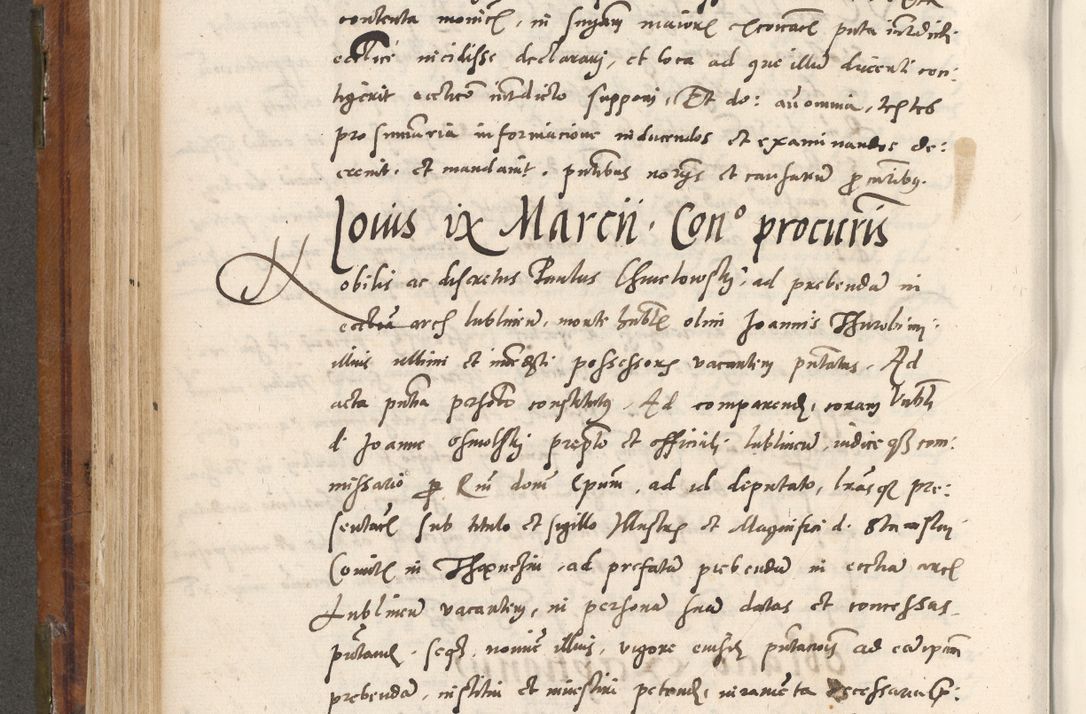 Zdjęcie nr 383 dla obiektu archiwalnego: Volumen unicum actorum episcopalium R. D. Andreae Zebrzydowski, episcopi Cracoviensis ducis Severiae ab a. D. 1551 usque ad annum 1560 mensem majum inclusive, quorum index ad finem praesentis voluminis adnotatus.
