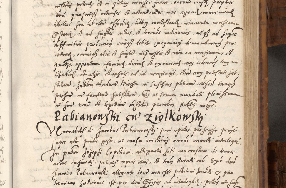 Zdjęcie nr 380 dla obiektu archiwalnego: Volumen unicum actorum episcopalium R. D. Andreae Zebrzydowski, episcopi Cracoviensis ducis Severiae ab a. D. 1551 usque ad annum 1560 mensem majum inclusive, quorum index ad finem praesentis voluminis adnotatus.