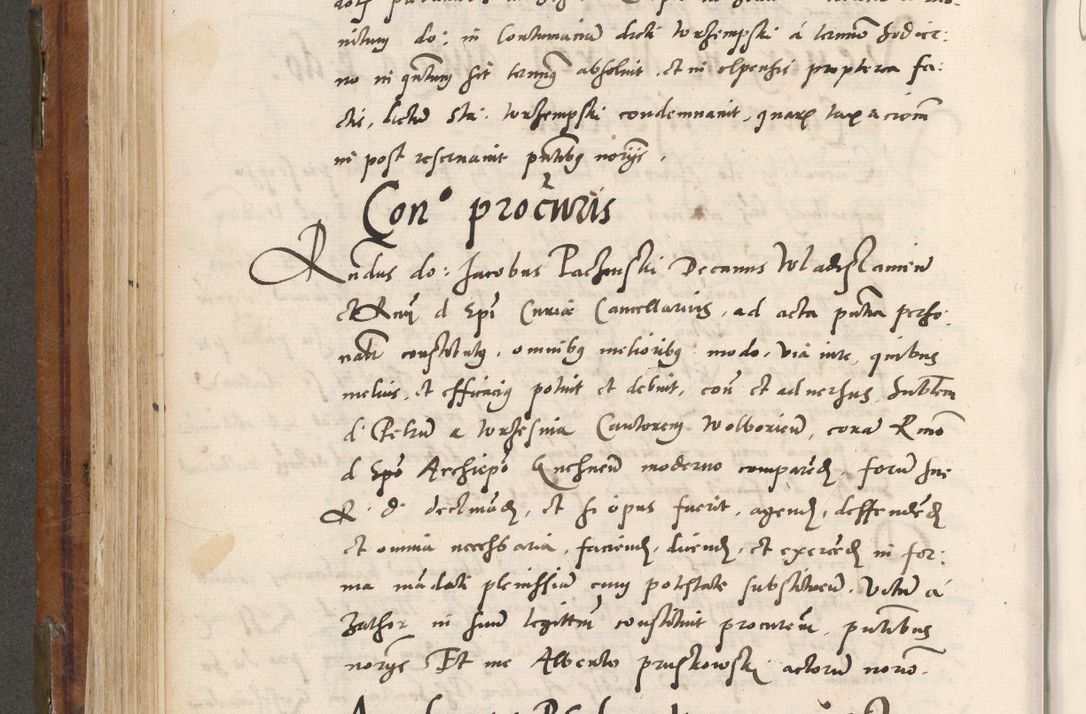 Zdjęcie nr 373 dla obiektu archiwalnego: Volumen unicum actorum episcopalium R. D. Andreae Zebrzydowski, episcopi Cracoviensis ducis Severiae ab a. D. 1551 usque ad annum 1560 mensem majum inclusive, quorum index ad finem praesentis voluminis adnotatus.