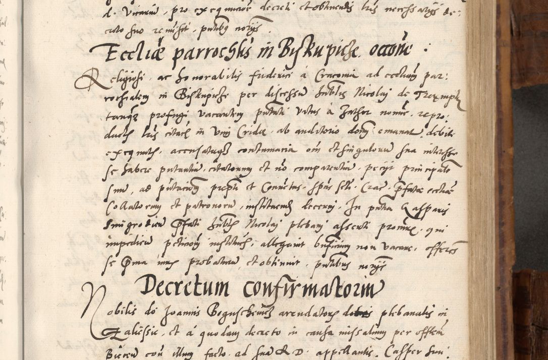 Zdjęcie nr 378 dla obiektu archiwalnego: Volumen unicum actorum episcopalium R. D. Andreae Zebrzydowski, episcopi Cracoviensis ducis Severiae ab a. D. 1551 usque ad annum 1560 mensem majum inclusive, quorum index ad finem praesentis voluminis adnotatus.