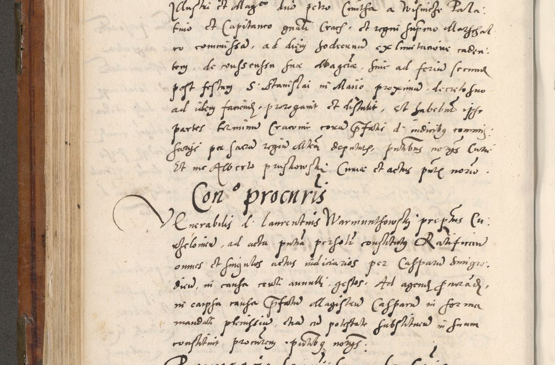 Zdjęcie nr 377 dla obiektu archiwalnego: Volumen unicum actorum episcopalium R. D. Andreae Zebrzydowski, episcopi Cracoviensis ducis Severiae ab a. D. 1551 usque ad annum 1560 mensem majum inclusive, quorum index ad finem praesentis voluminis adnotatus.