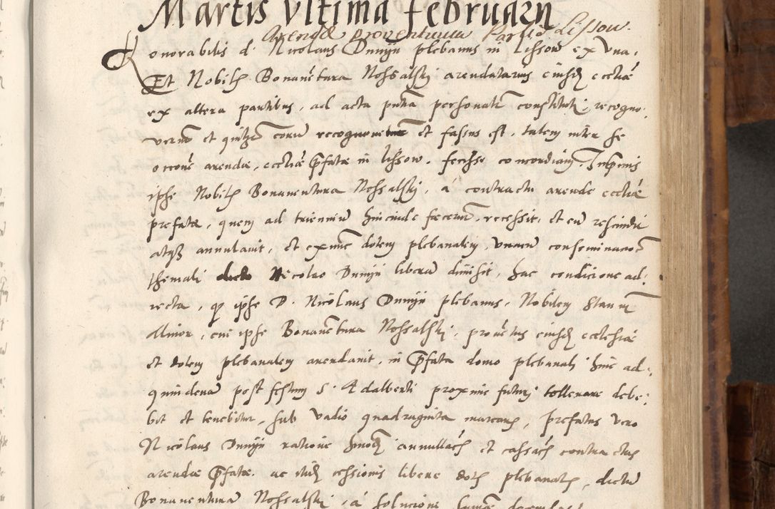 Zdjęcie nr 370 dla obiektu archiwalnego: Volumen unicum actorum episcopalium R. D. Andreae Zebrzydowski, episcopi Cracoviensis ducis Severiae ab a. D. 1551 usque ad annum 1560 mensem majum inclusive, quorum index ad finem praesentis voluminis adnotatus.