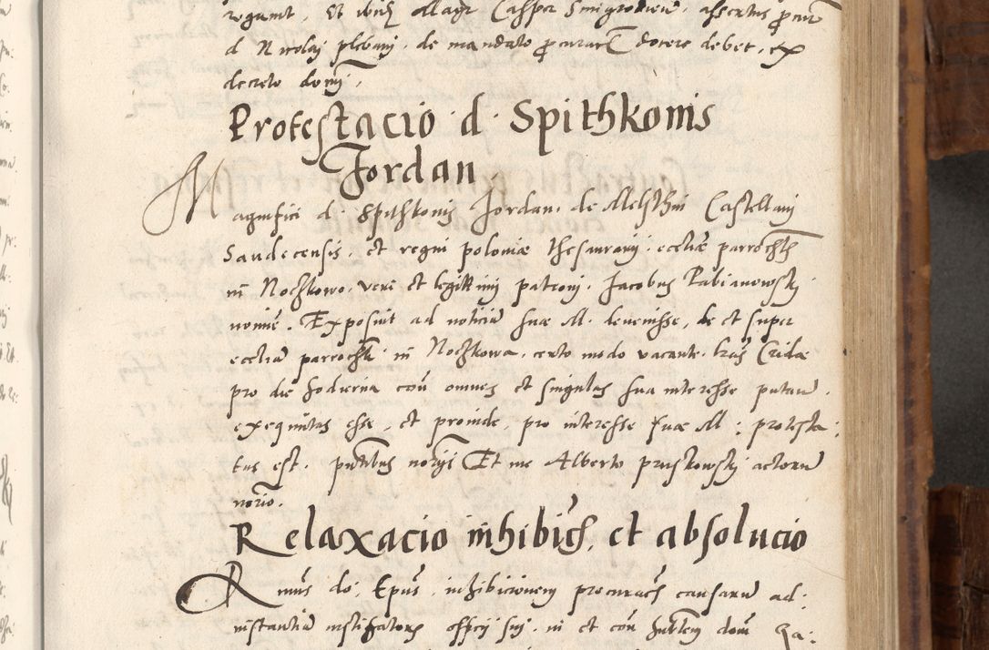 Zdjęcie nr 368 dla obiektu archiwalnego: Volumen unicum actorum episcopalium R. D. Andreae Zebrzydowski, episcopi Cracoviensis ducis Severiae ab a. D. 1551 usque ad annum 1560 mensem majum inclusive, quorum index ad finem praesentis voluminis adnotatus.