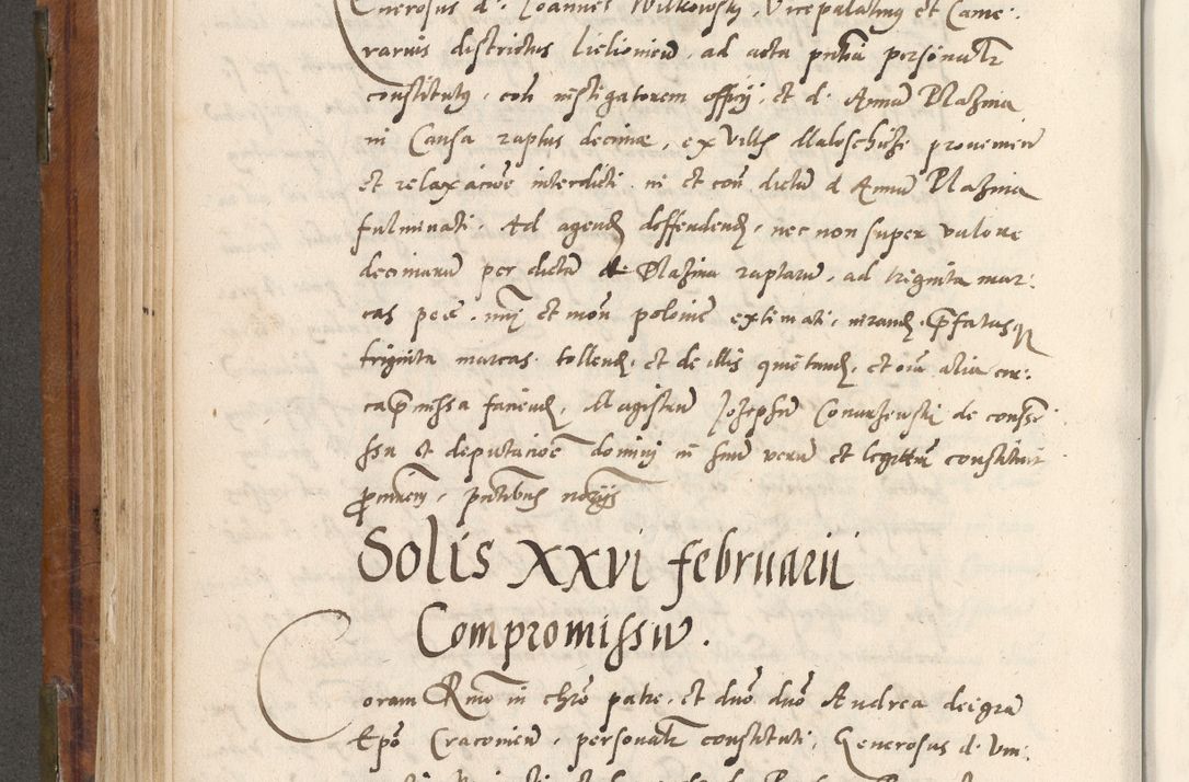 Zdjęcie nr 363 dla obiektu archiwalnego: Volumen unicum actorum episcopalium R. D. Andreae Zebrzydowski, episcopi Cracoviensis ducis Severiae ab a. D. 1551 usque ad annum 1560 mensem majum inclusive, quorum index ad finem praesentis voluminis adnotatus.