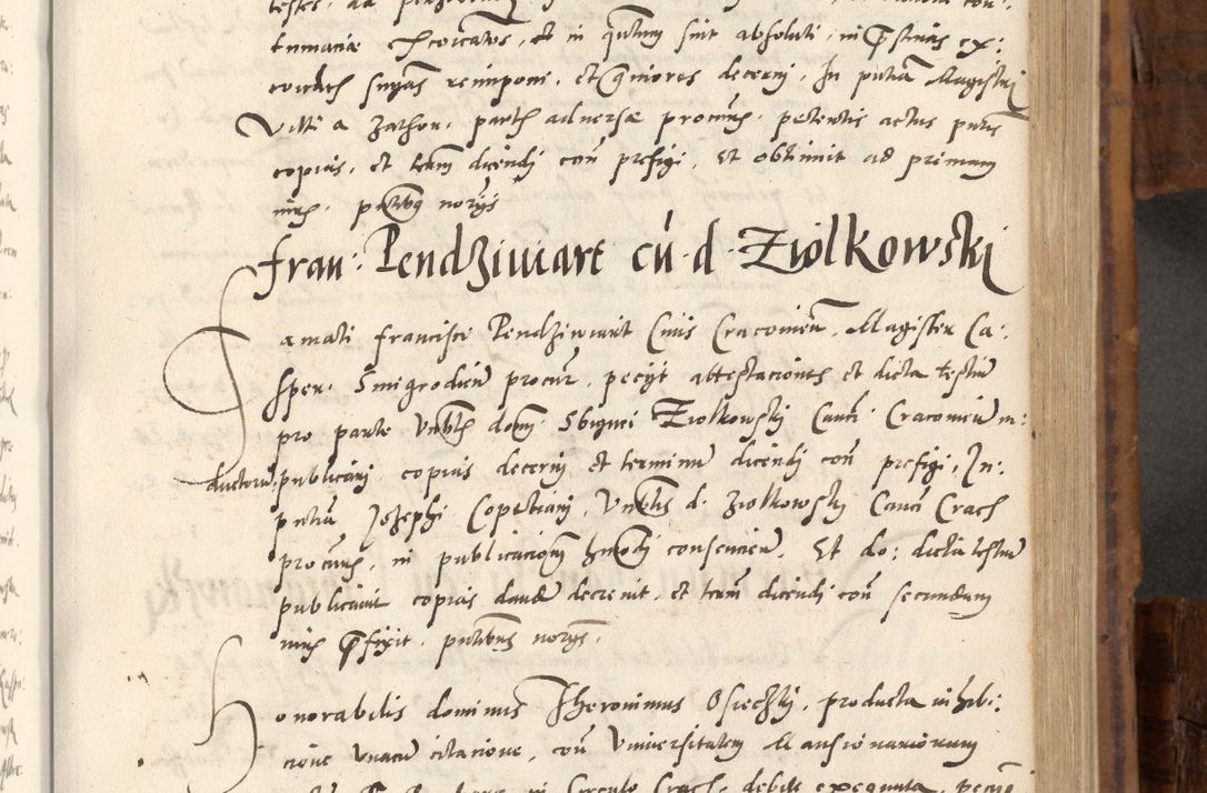 Zdjęcie nr 366 dla obiektu archiwalnego: Volumen unicum actorum episcopalium R. D. Andreae Zebrzydowski, episcopi Cracoviensis ducis Severiae ab a. D. 1551 usque ad annum 1560 mensem majum inclusive, quorum index ad finem praesentis voluminis adnotatus.