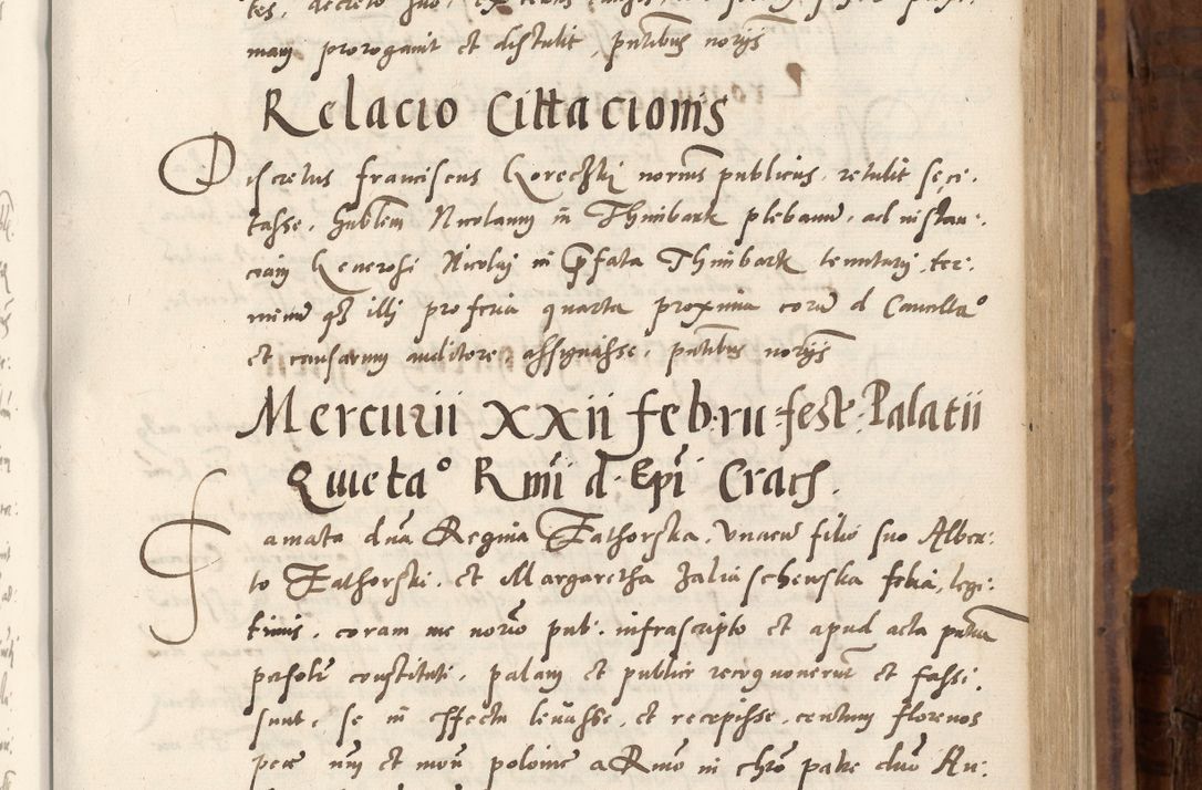 Zdjęcie nr 360 dla obiektu archiwalnego: Volumen unicum actorum episcopalium R. D. Andreae Zebrzydowski, episcopi Cracoviensis ducis Severiae ab a. D. 1551 usque ad annum 1560 mensem majum inclusive, quorum index ad finem praesentis voluminis adnotatus.