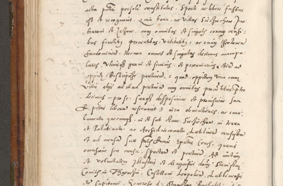Zdjęcie nr 357 dla obiektu archiwalnego: Volumen unicum actorum episcopalium R. D. Andreae Zebrzydowski, episcopi Cracoviensis ducis Severiae ab a. D. 1551 usque ad annum 1560 mensem majum inclusive, quorum index ad finem praesentis voluminis adnotatus.
