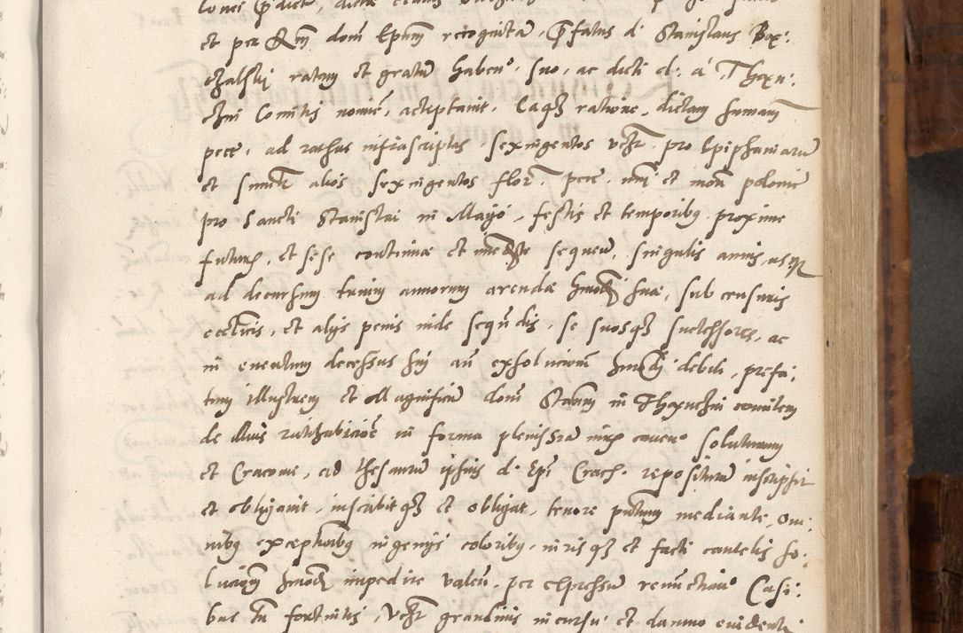 Zdjęcie nr 358 dla obiektu archiwalnego: Volumen unicum actorum episcopalium R. D. Andreae Zebrzydowski, episcopi Cracoviensis ducis Severiae ab a. D. 1551 usque ad annum 1560 mensem majum inclusive, quorum index ad finem praesentis voluminis adnotatus.