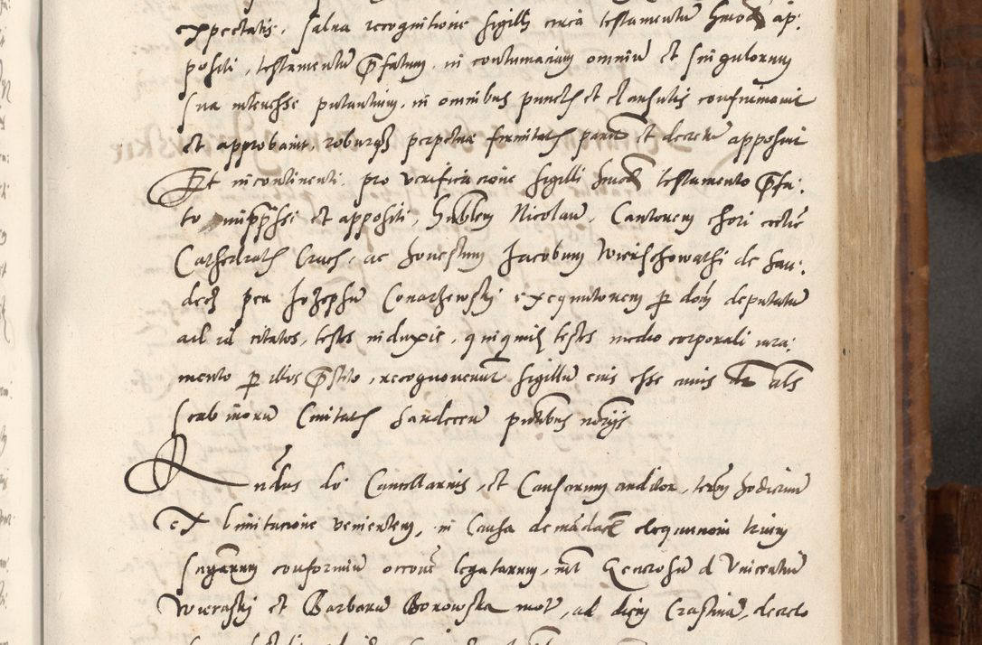 Zdjęcie nr 354 dla obiektu archiwalnego: Volumen unicum actorum episcopalium R. D. Andreae Zebrzydowski, episcopi Cracoviensis ducis Severiae ab a. D. 1551 usque ad annum 1560 mensem majum inclusive, quorum index ad finem praesentis voluminis adnotatus.